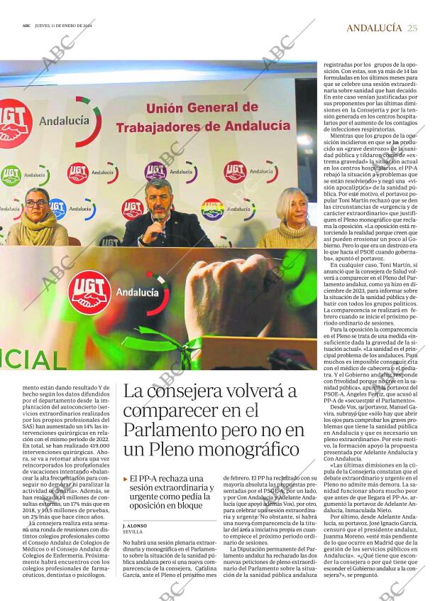ABC SEVILLA 11-01-2024 página 25