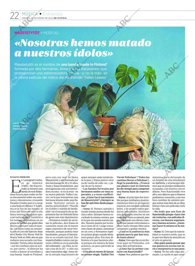CULTURAL MADRID 20-01-2024 página 22