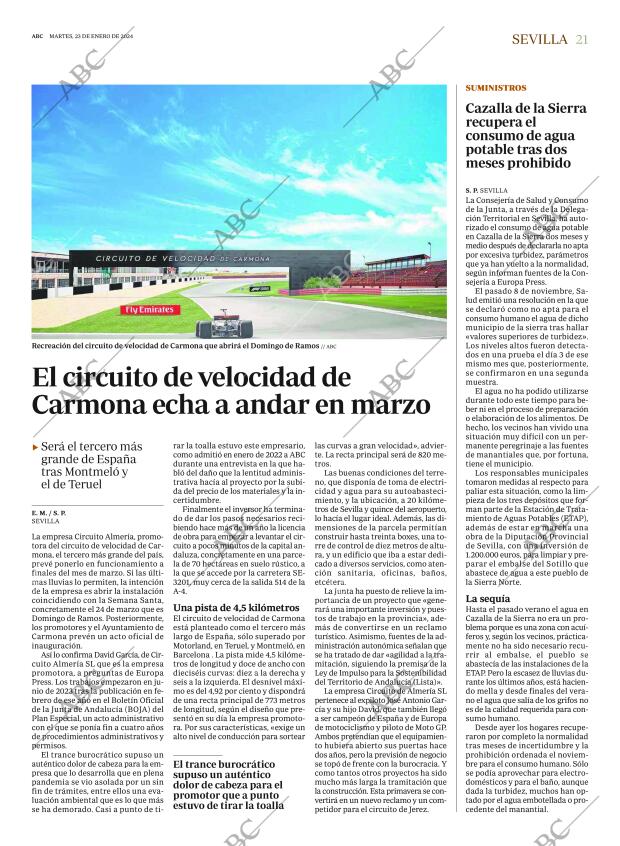 ABC SEVILLA 23-01-2024 página 21