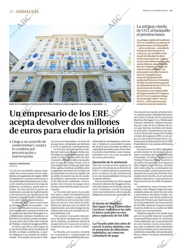 ABC SEVILLA 23-01-2024 página 28