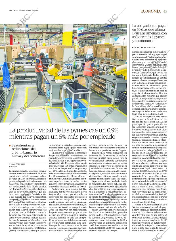 ABC SEVILLA 23-01-2024 página 45