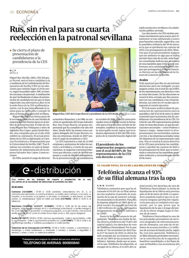 ABC SEVILLA 23-01-2024 página 46