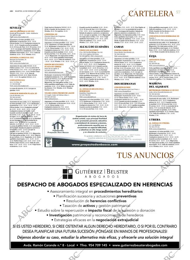 ABC SEVILLA 23-01-2024 página 57