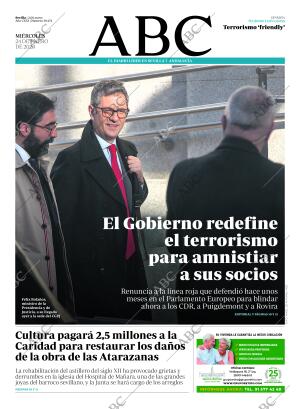 ABC SEVILLA 24-01-2024 página 1