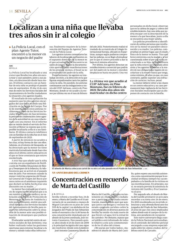 ABC SEVILLA 24-01-2024 página 14
