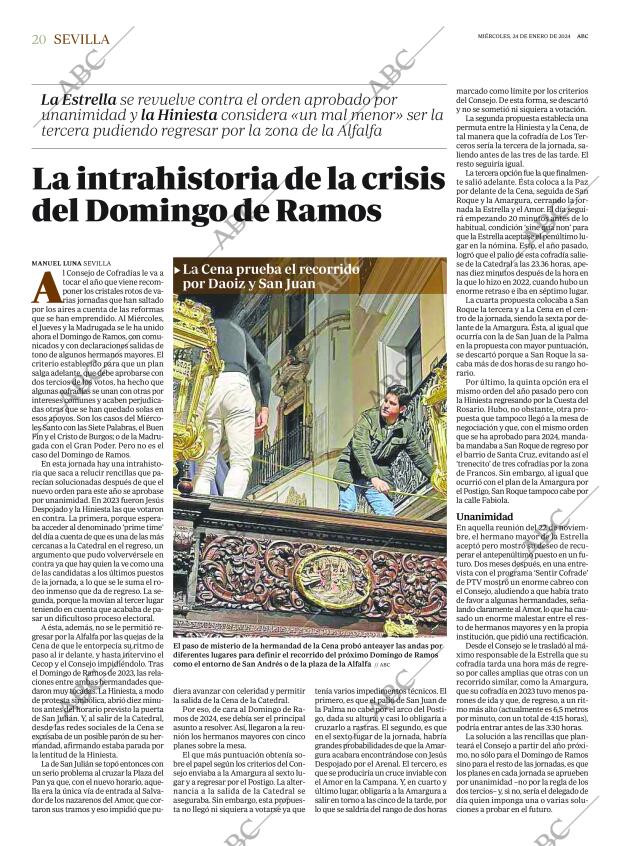 ABC SEVILLA 24-01-2024 página 20