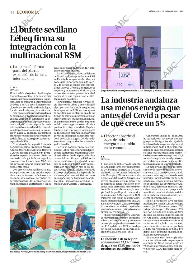 ABC SEVILLA 24-01-2024 página 44
