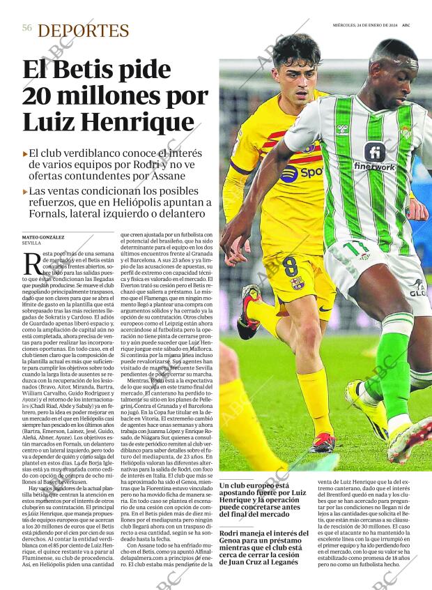 ABC SEVILLA 24-01-2024 página 56
