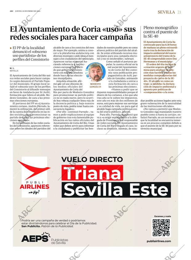ABC SEVILLA 25-01-2024 página 21