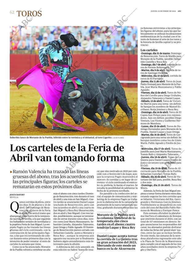 ABC SEVILLA 25-01-2024 página 62