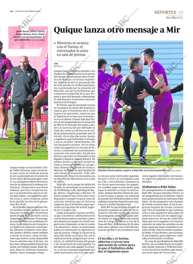 ABC SEVILLA 25-01-2024 página 69