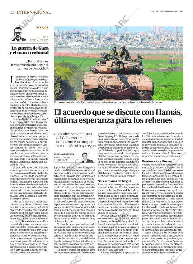 ABC MADRID 01-02-2024 página 22