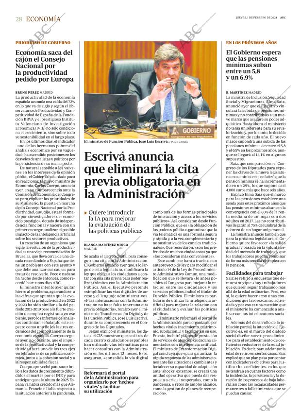 ABC MADRID 01-02-2024 página 28