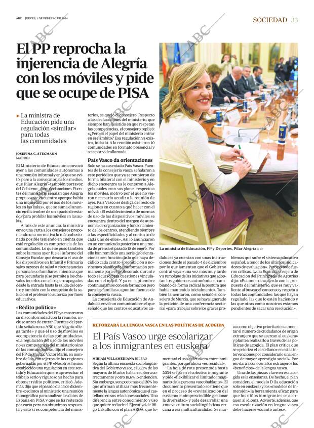 ABC MADRID 01-02-2024 página 33