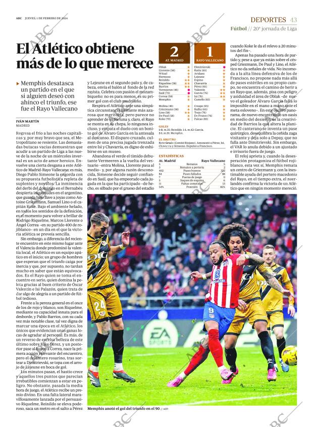 ABC MADRID 01-02-2024 página 43