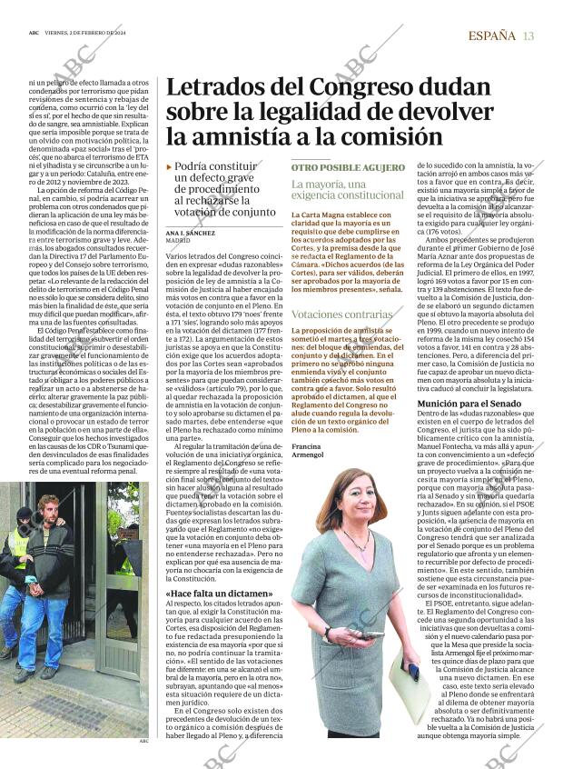 ABC MADRID 02-02-2024 página 13