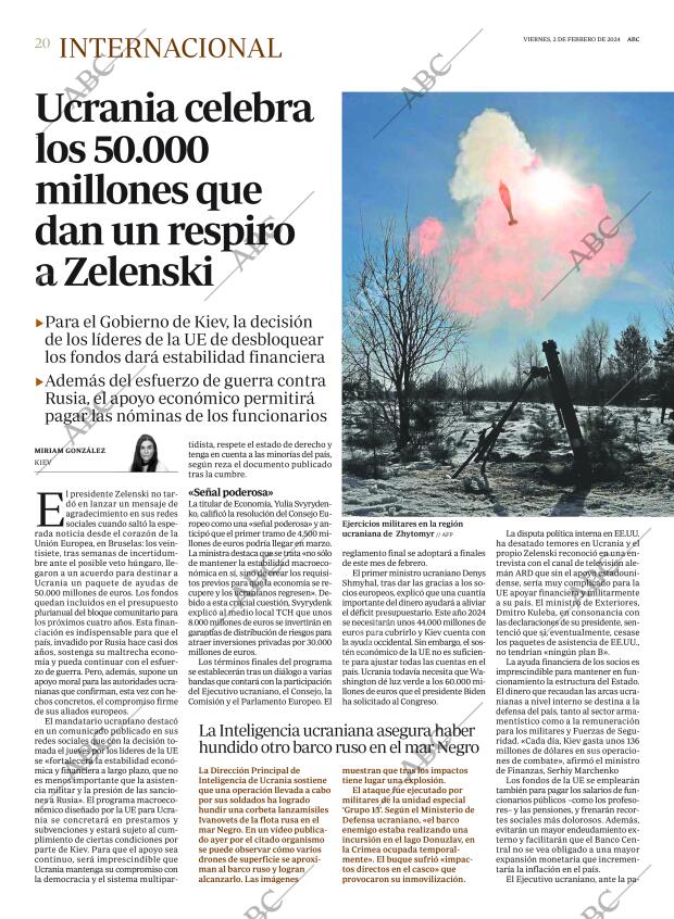 ABC MADRID 02-02-2024 página 20