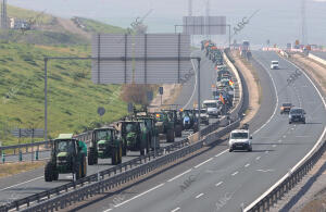 Marcha protesta del campo. Tractorada de protesta