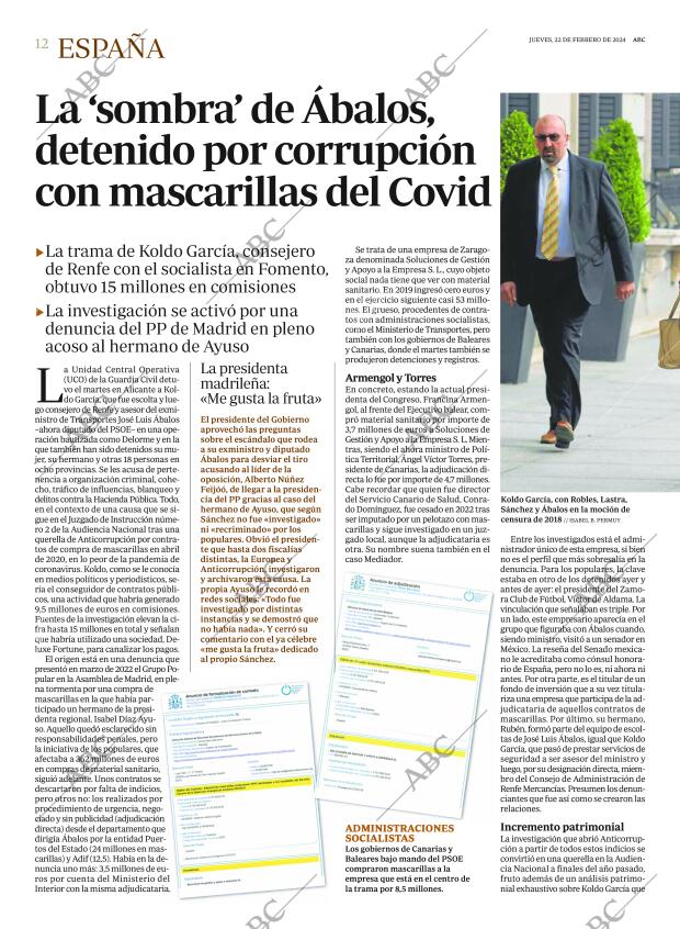 ABC MADRID 22-02-2024 página 12