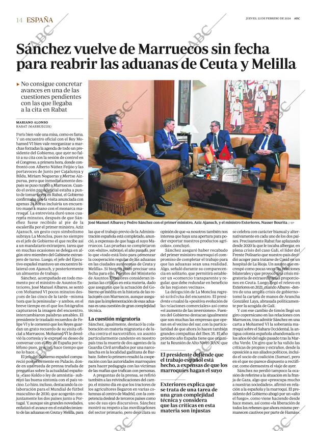 ABC MADRID 22-02-2024 página 14