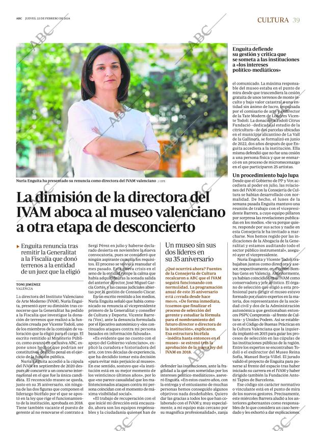ABC MADRID 22-02-2024 página 39