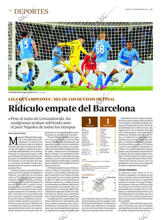 ABC MADRID 22-02-2024 página 40