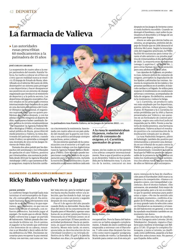 ABC MADRID 22-02-2024 página 42