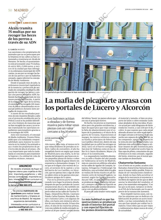 ABC MADRID 22-02-2024 página 50