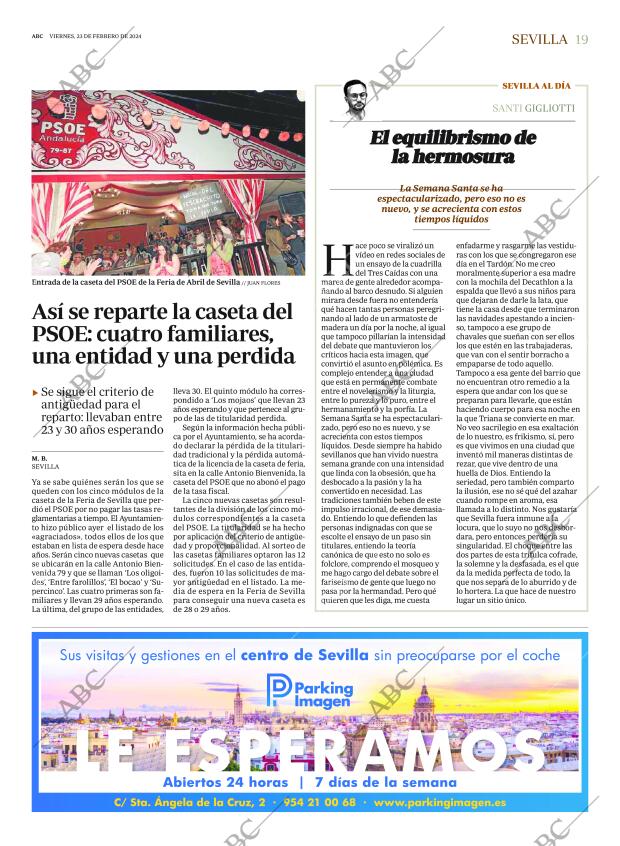 ABC SEVILLA 23-02-2024 página 19