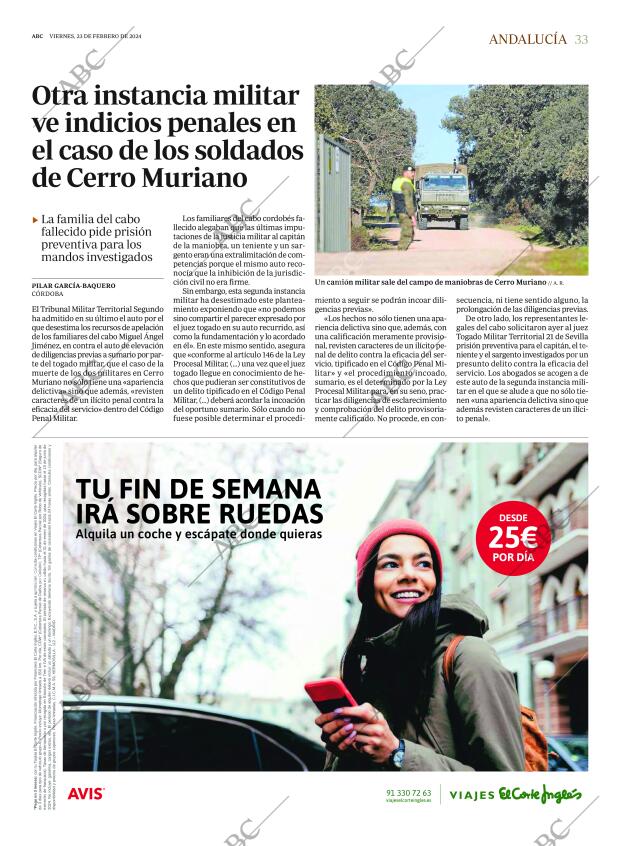 ABC SEVILLA 23-02-2024 página 33