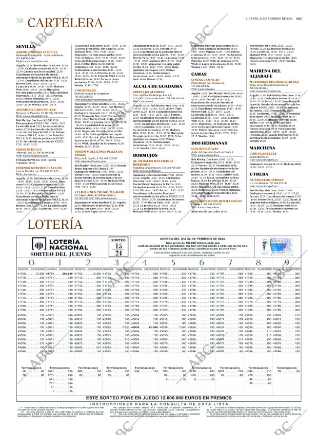 ABC SEVILLA 23-02-2024 página 58