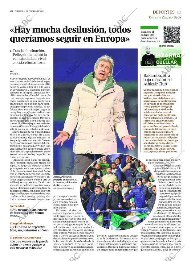 ABC SEVILLA 23-02-2024 página 63