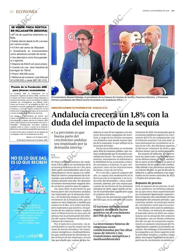 ABC SEVILLA 24-02-2024 página 50