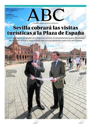 ABC SEVILLA 25-02-2024 página 1