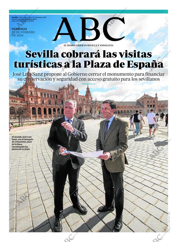 ABC SEVILLA 25-02-2024 página 1