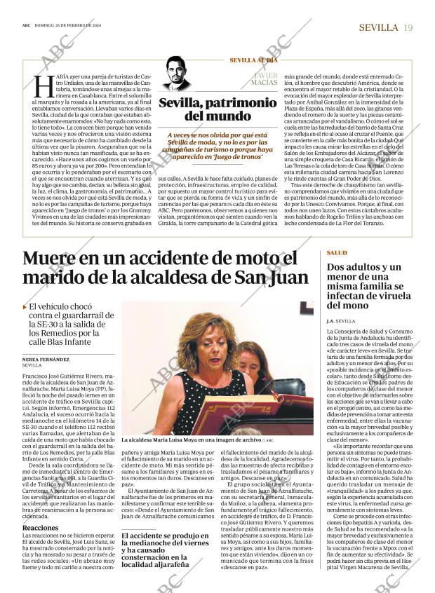 ABC SEVILLA 25-02-2024 página 19
