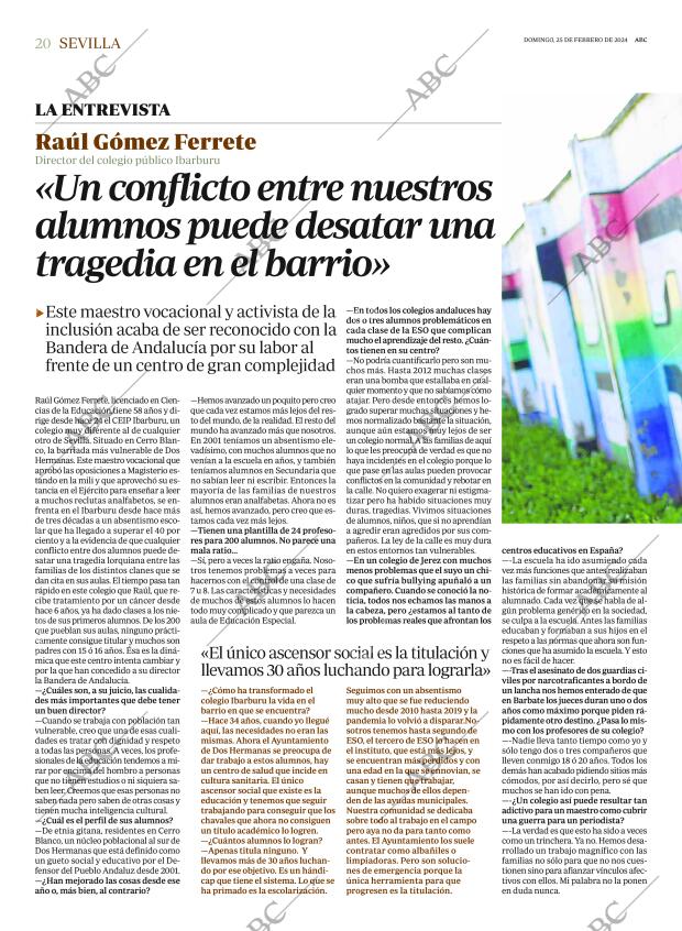 ABC SEVILLA 25-02-2024 página 20