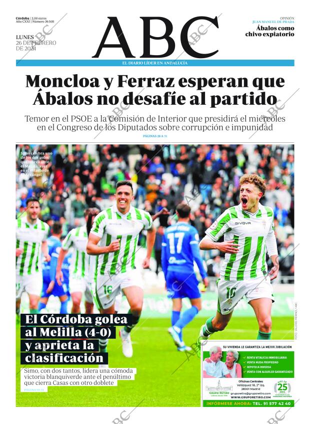 ABC CORDOBA 26-02-2024 página 1