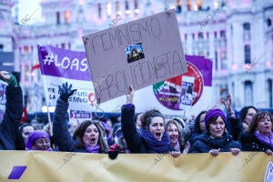 Manifestación del 8-M. Movimiento feminista abolicionista