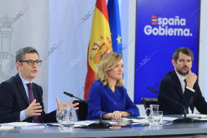 Rueda de prensa tras la reunión del Consejo de Ministros con la ministra...