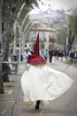 Semana Santa. Miércoles Santo. Hermandad de la Lanzada. Nazarenos