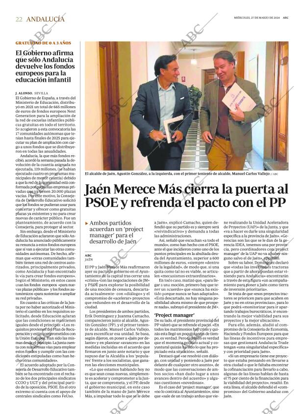ABC SEVILLA 27-03-2024 página 22