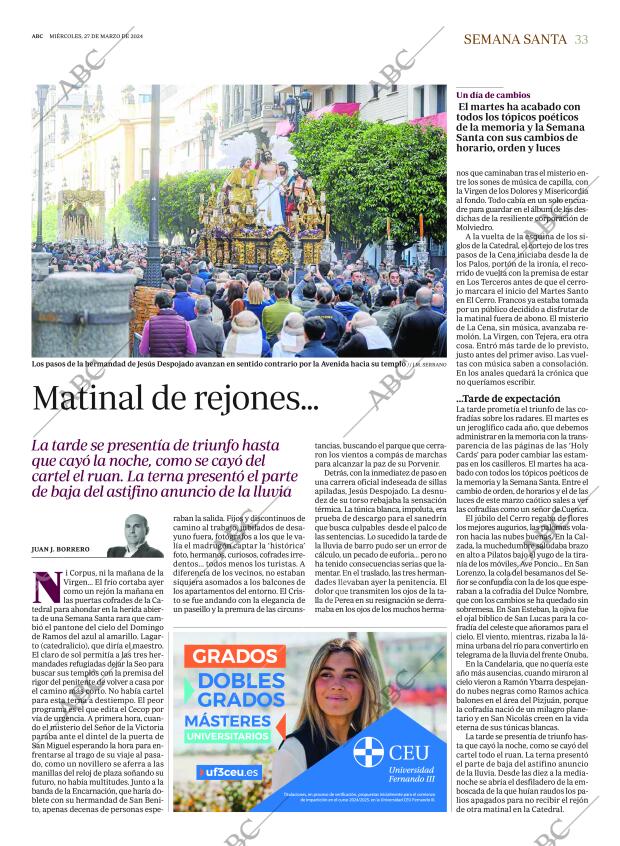 ABC SEVILLA 27-03-2024 página 33