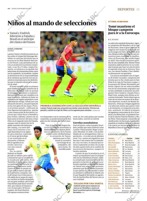 ABC MADRID 28-03-2024 página 45