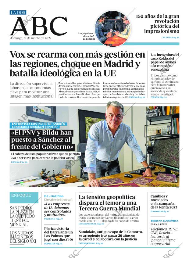 ABC MADRID 31-03-2024 página 2