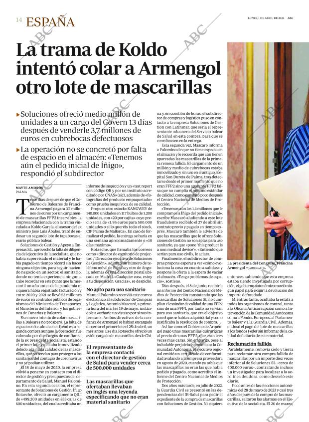 ABC MADRID 01-04-2024 página 14