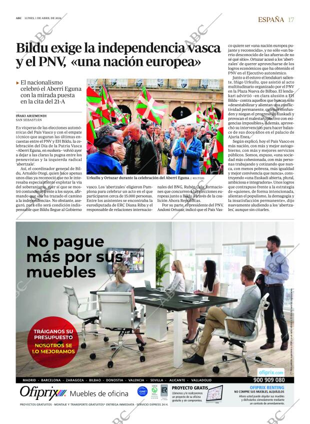 ABC MADRID 01-04-2024 página 17