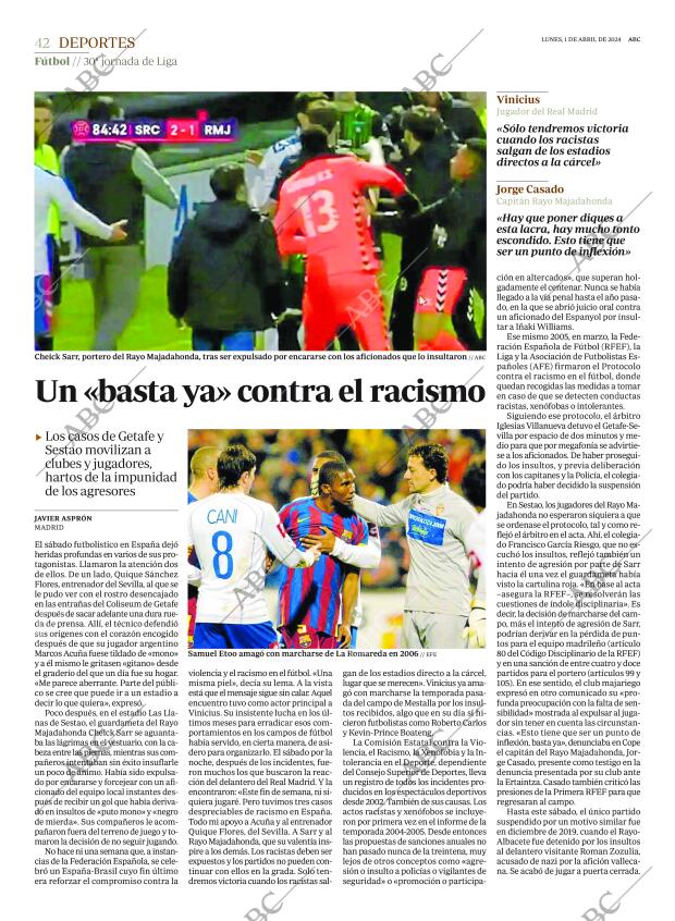 ABC MADRID 01-04-2024 página 42