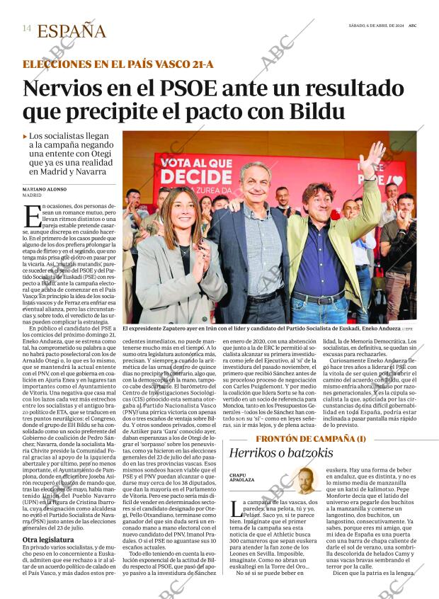 ABC MADRID 06-04-2024 página 14