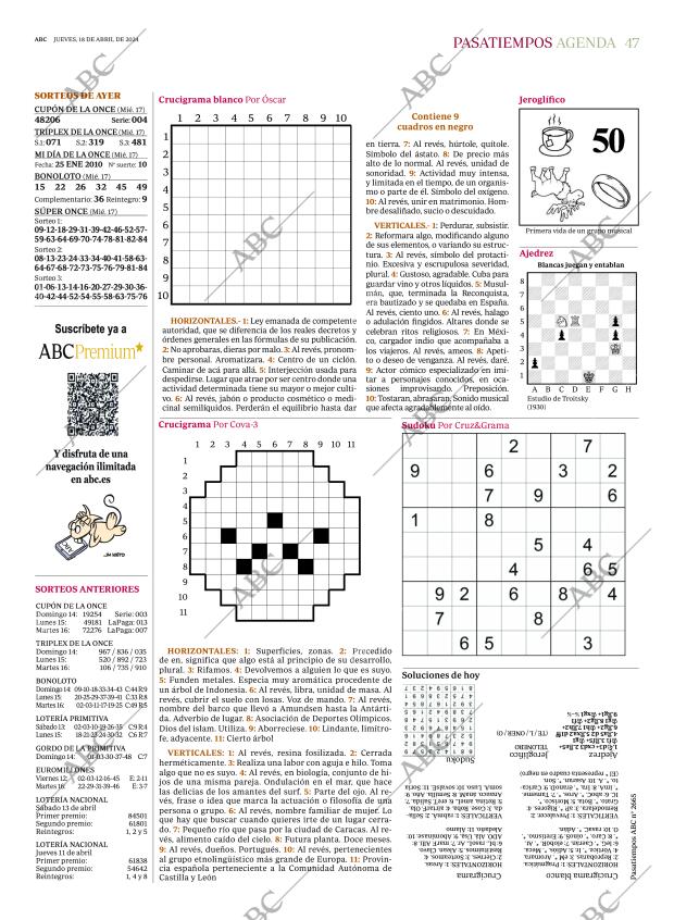 ABC MADRID 18-04-2024 página 47